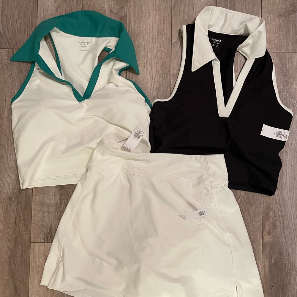 Old Navy Active skort & tops bundle